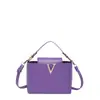 Nuevo bolso de mano decorativo simple en forma de V 2026, moderno y elegante, bolso tipo cubo de un solo hombro cruzado para mujer