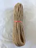 Cuerda de Cáñamo Gruesa y Delgada de Alta Calidad al Mayoreo Cuerda de Yute Cuerda para Gatos Cuerda de Cáñamo Tejida Decorativa Vintage Manualidades de Jardinería Cuerda de Cáñamo Delgada