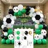 Cadena de Globos Temática de la Nueva Copa Mundial de Fútbol Transfronteriza Set Copa de Campeonato de Papel de Aluminio Serie Deportiva Globos Decorativos