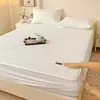 Fabricante fornece protetor de colchão impermeável 100% algodão Classe A, capa de colchão acolchoada 100% algodão antiderrapante à prova de poeira, protetor de colchão Simmons