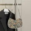 Bolsos de Diseño Nicho para Mujer 2025 Nuevo Estilo Coreano Bolso de Mano Versátil Bolso Tote Bordado Jacquard Bolso de Hombro Axilar