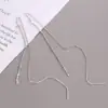 Pendientes de Borla de Estrella de Cuatro Puntas, Pendientes para Mujer con Diseño Sencillo de Nicho, Pendientes Adelgazantes para el Rostro de Verano, Pendientes