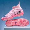 Zapatos de fútbol con tacos largos transfronterizos para hombre, tacos de césped artificial de caña alta, zapatillas deportivas para estudiantes jóvenes, zapatos para entrenamiento de competición