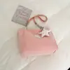 Bolsa tote de grande capacidade para mulheres, novo modelo de verão 2026, bolsa de ombro casual texturizada, bolsa de ombro para o dia a dia, bolsa de mão de alta qualidade