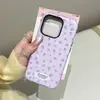 Adequado para Apple 16/17 Promax Capa de Celular com Suporte Magnético iPhone 14/15 Película Floral Dois em Um