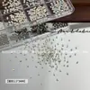 Arte de Unha Zircônia Iridescente Charms Strass de Fundo Plano Super Brilhantes Diamantes Coloridos Ultra Brilhantes Mini Strass Aurora Coloridos Atacado