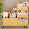 Estante para guardar bolsas de libros junto al escritorio, estantería debajo del escritorio, organizador de material de estudio para el aula, carrito móvil para bocadillos y juguetes