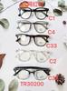 Montura de gafas de moda TR90 de Internet con gafas ultraligeras literati sin maquillaje suministro transfronterizo 30200