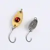 Cebo artificial para pesca al por mayor de fábrica, spinnerbait de metal, cebo artificial, spinnerbait con forma de semilla, cebo artificial, señuelo para pez blanco