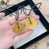Ouro Areia Tradicional Técnica Antiga Espírito da Montanha Pingente de Moeda Bolsa Artesanal Array de Trovão Fivela da Paz Pingente Joias Masculinas Atacado