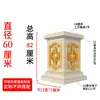 Molde para Coluna Base de Vaso de Flores de Cimento Pilar Pilastra Estilo Europeu Villa Plástico ABS Aço Coluna Romana Pilar Quadrado Base de Pilar Quadrado Molde para Pilar Quadrado