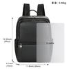 Mochila de Piel de Vaca de Primera Capa Mochila de Moda Simple para Hombre de Gran Capacidad Mochila de Cuero Genuino Bolsa Casual para Computadora Bolsa de Negocios de Alta Gama