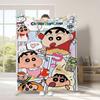Cobertor de Ar Condicionado de Verão Crayon Shin-Chan Cobertor Espesso de Flanela Desenho Animado Infantil Cobertor de Sesta para Escritório para Todas as Estações