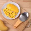 Cuchillo Especial para Mango, Cuchara para Fruta, Herramienta para Cortar Mango en Cubos, Separador de Fruta, Herramienta para Cortar Sandía, Herramienta para Aguacate