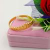 Pulsera de Corona Dorada Latón Chapado en Oro Galvánico Imitación Oro Primer Puesto de Joyería Suministro Entidad Apertura Pulsera para Dama