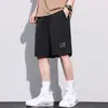 Shorts de Playa de Verano Finos de Secado Rápido para Hombre, Frescos y Cómodos, de Corte Holgado, Deportivos, de Seda de Hielo, de Longitud Media, Casuales