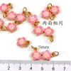 Imitación Arena Vietnamita Oro Gota Pintura al Óleo Chapado en Oro Colgante Pequeño Palabra Fu Conejo de Jade Pequeño Deslizante Accesorios diy Colgante Pequeño de Goteo