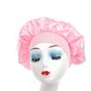 Suministro transfronterizo de gorra redonda de ala ancha elástica de color gorra de dormir de seda de color sólido césped de salón de belleza gorra para quimioterapia