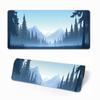 Mouse Pad com Padrão de Paisagem de Anime Exclusivo Transfronteiriço, Pad de Teclado Bidimensional Extra Grande, Pad de Mesa Espessado, Pode Ser Personalizado com Imagens