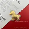 Chaveiro Popular de Ouro Puro 999 com Símbolo de Boa Sorte, Decoração para Capa de Celular, Presente para Amigos, Presente Empresarial, Atacado