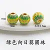 Nova Bola Oca Cloisonne Conta Xiangyun Banhada a Ouro Conta Azul Queimado diy Pulseira Feita à Mão Acessórios de Joalheria Azul Queimado
