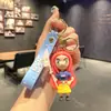 Chaveiro de Grupo de Meninas Demon Slayer Desenho Animado Pingente de Figura 3D K-Pop Anime Chaveiro Acessórios de Pingente para Bolsa
