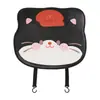 Protector de Respaldo de Asiento de Coche de Dibujos Animados Lindo Lluvia Azul, Almohadilla Anti-Patadas, Amigable para Niños, Resistente a la Suciedad y Almohadilla de Cuero Duradera