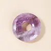 Colgante de paz de piedra natural, finamente tallado, regalo para el Festival Qixi, colgante de paz de ágata de cristal, accesorios para joyería DIY