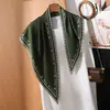Bufanda Triángulo Perezosa Estilo Francés con Textura Delicada, Adecuada para Uso Diario y Decoración, Bufanda Pequeña para el Cuello de Mujer para Combinar con Camisas, Nuevo Estilo de Moda