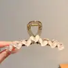 Pinza para el pelo de gran volumen estilo coreano, pasador exquisito de alta gama, clip para el pelo de tiburón, modelo nuevo 2026, accesorio para el pelo