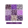 Cuentas de Arroz Facetadas de Cristal Transparente Zirconio para Pulsera Collar Decoración Hecha a Mano 7