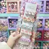Novos Grampos de Cabelo Transparentes com Desenhos de Animais, Coelho Fofo, Urso, Pinguim, Grampos para Franja Infantil, Grampos de Cabelo para Estudantes Atacado