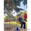 Actividades de escalada para niños escalera colgante para niños equipo de entrenamiento sensorial escalera de cuerda colgante juguete de escalera de madera Diario