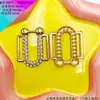 Hebilla de Tirar de Metal Cinturón Hebilla de Zapato Gabardina de Mujer Hebilla Ajustable Exquisita Accesorios de Ferretería para Equipaje Hebilla Decorativa