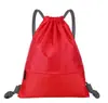 Mochila con cordón impermeable, bolsa con cordón para deportes, fitness, mochila sencilla para estudiantes, bolsa de baloncesto, bolsa de almacenamiento para fútbol, venta al por mayor