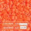 Paquete de Recarga de 264 Colores 1000 Piezas 2.6 mm Fusion Beads Tablero de Pines Set de Rompecabezas Beads para Planchar Serie Completa de 264 Colores