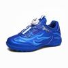 Zapatos de Fútbol para Niños con Hebilla Giratoria Nueva para Competición para Estudiantes de Primaria para Césped con Tacos Triturados Zapatos de Entrenamiento Planos con Tacos Triturados para Niñas