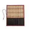 Quatro Tesouros do Estudo Tintas Francesas Pincel para Cabelo Cacheado Bolsa Protetora para Pincel Estojo de Pincel de Bambu
