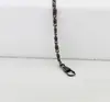 Accesorios Metálicos de Cadena Fina para Bolsas del Fabricante de Guangzhou, Cadena de Hierro de 40/60/120 cm con Cierre de Perla