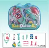 Casa de Juegos Educativa para Educación Infantil Transfronteriza, Set de Juguetes de Herramientas Médicas de Simulación, Caja de Almacenamiento para Juego de Roles, Escucha e Inyección