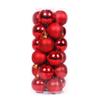 Bola Decorativa de Natal Transfronteiriça 3/4/ 6/8cm Bola de Natal Bola de Barril Pendurada Bola de Plástico Galvanizado Pingente de Árvore de Natal