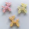 Color caramelo bola láser perro estilo ins llavero colgante amor bolso de mujer colgante para teléfono móvil accesorios DIY