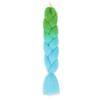 Nueva versión de trenza grande [doble color] Trenza africana sucia peluca trenza cola de caballo fibra química seda de alta temperatura color trenza grande
