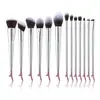 Suministro Exclusivo Transfronterizo de Set de 13 Brochas de Maquillaje de Astas de Ciervo, Brocha Individual para Polvos, Brocha para Base, Brocha para Sombras de Ojos, Fábrica de Brochas de Maquillaje de Cerdas Suaves