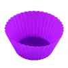 Forma de silicone para muffin redonda forma de bolo de silicone redonda para pudim bolo Redonda 7cm forma de bolo DIY