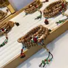 Auténtico Pulsera Rosario de Múltiples Círculos Bodhi Xingyue de Hainan Pulsera de Cuentas Pulsera Collar para Hombres y Mujeres de Doble Uso Pulsera de Cuentas Culturales para Jugar
