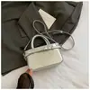 Bolso Cruzado de Hombro Único de Color Sólido Elegante Estilo Verano 2026 para Mujer, Bolso de Moda de Alto Valor, Bolso de Mano Simple Casual