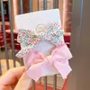 Pinzas para el cabello con moño negro para niñas, Lindas horquillas para el flequillo para niños, Accesorios para el cabello sencillos, Regalo de malla