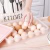 Almacenamiento de Huevos para Refrigerador 24 Rejillas Rejillas para Huevos Bandeja para Huevos Venta al por Mayor Cocina a Prueba de Polvo Caja de Almacenamiento de Alimentos con Tapa Partición Sellada