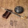 Nueva y antigua pipa tradicional para cigarrillos de hombre, vara de madera larga para tabaco seco, pipa de latón vintage, pipa de tabaco seca portátil antigua.
